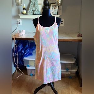 Adidas tank tie dye dress